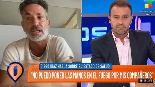Diego Díaz tras contagiarse de coronavirus: No puedo poner las manos en el fuego por mis compañeros