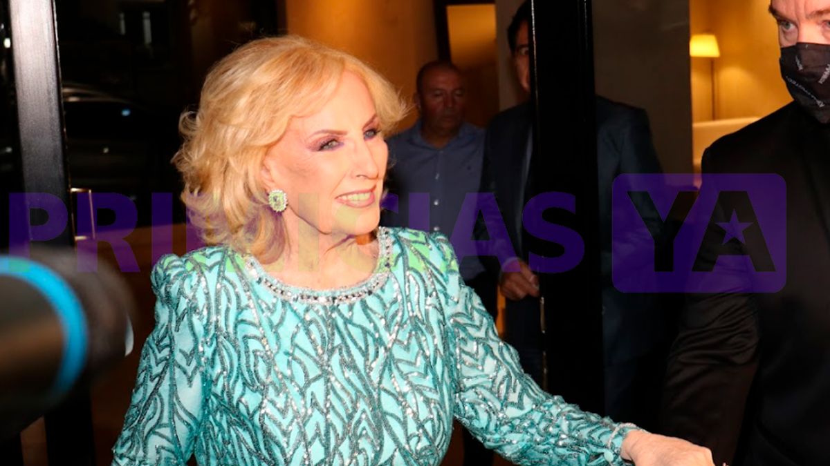 La diva eligió un diseño de Claudio Cosano para la cena por su aniversario. Crédito: RS Fotos.