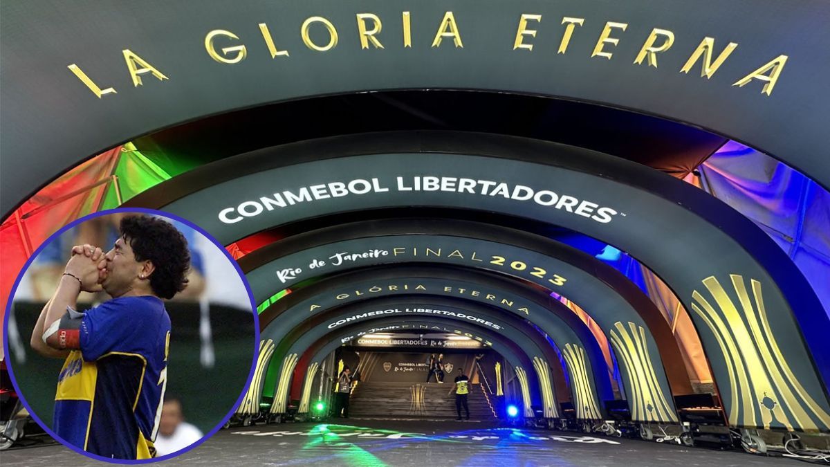 Boca tiene a su D10S: Maradona, presente en la final de la Copa Libertadores