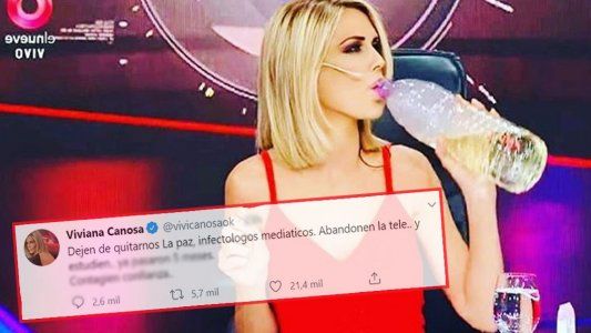 Viviana Canosa sigue provocando y ahora apuntó contra los infectólogos: Abandonen la tele y...