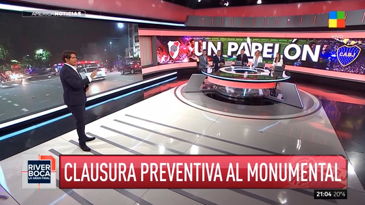 América Tv fue el único canal en levantar su programación por los incidentes en River y marcó la diferencia