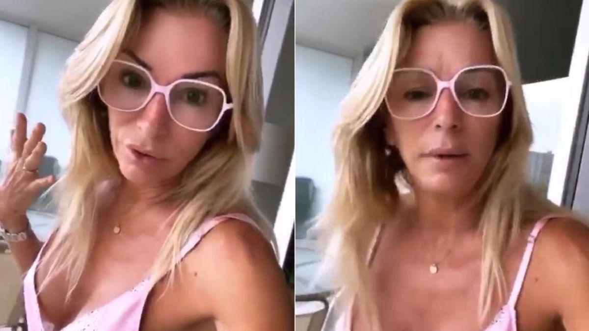 Yanina Latorre desde Miami tras el derrumbe: Con esta cara de dormida, les digo que estamos bien