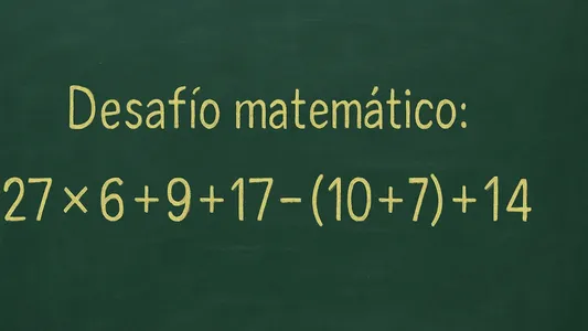 Desafío matemático: una mente brillante lo resuelve en menos de 10 segundos