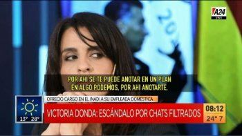 Se conoció el audio que compromete a Victoria Donda tras la denuncia de una ex empleada
