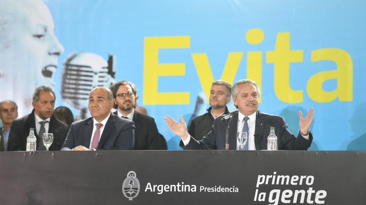 Alberto Fernández en Chapadmalal