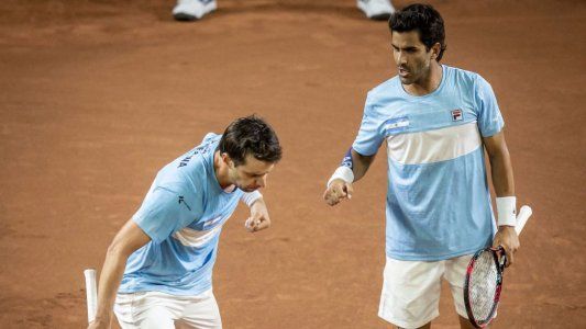 Copa Davis: Argentina le ganó el dobles a Colombia en el quinto set y concretó el regreso al Grupo Mundial