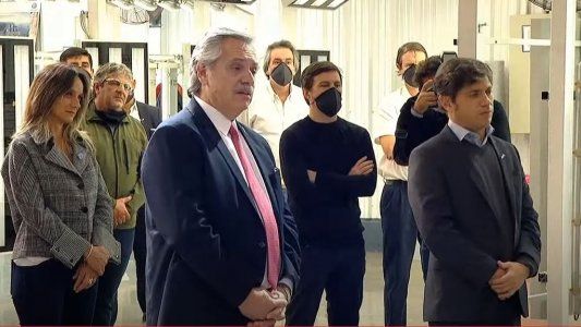 Alberto envió otro mensaje conciliador junto a Kicillof en fábrica de Pacheco: Lo que dice Axel es muy cierto, la normalidad no existe más