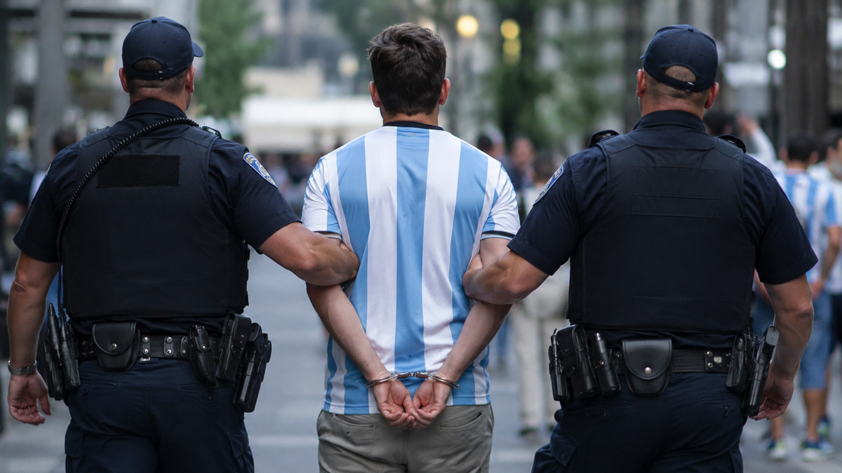 Escándalo en el Mundial: buscaban a un hincha argentino y apareció preso por un insólito motivo