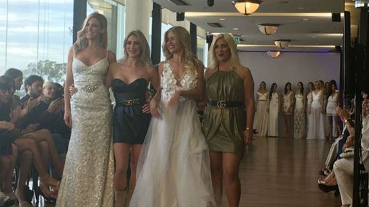 Macarena Rinaldi desfiló junto a Laurita Fernández: Entre nosotras hay mucho respeto