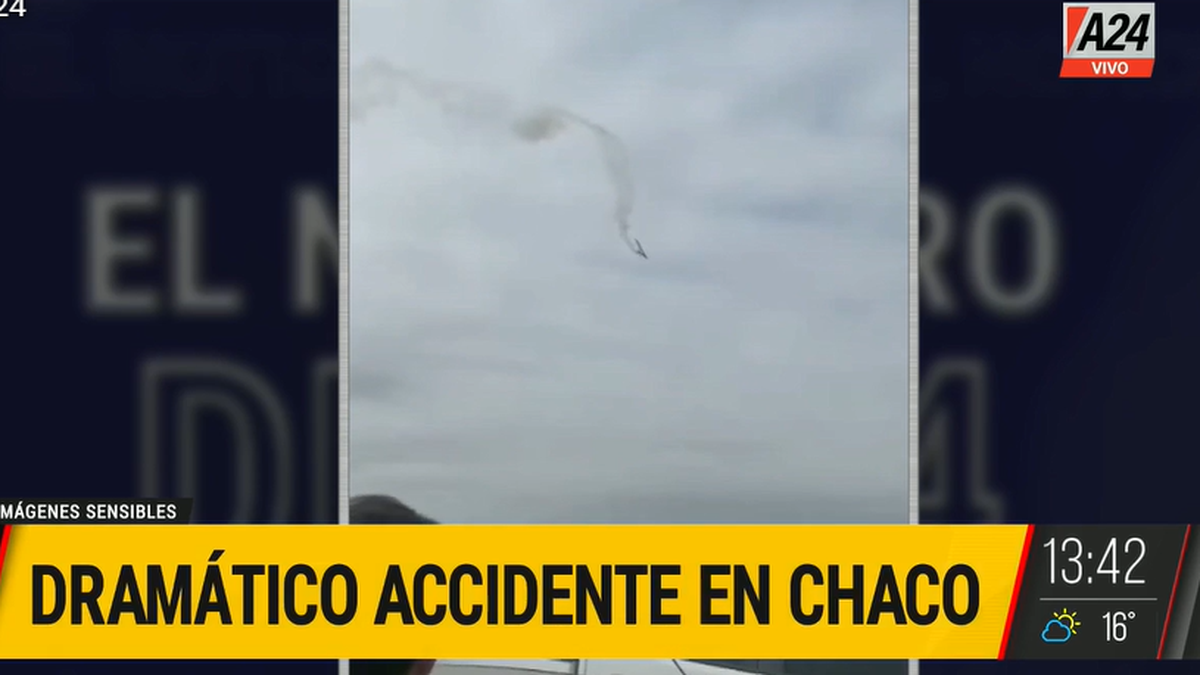 El video del dram tico accidente a reo en Chaco as cay el avi n