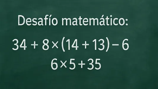 Desafío matemático: casi nadie lo resuelve antes de los 10 segundos