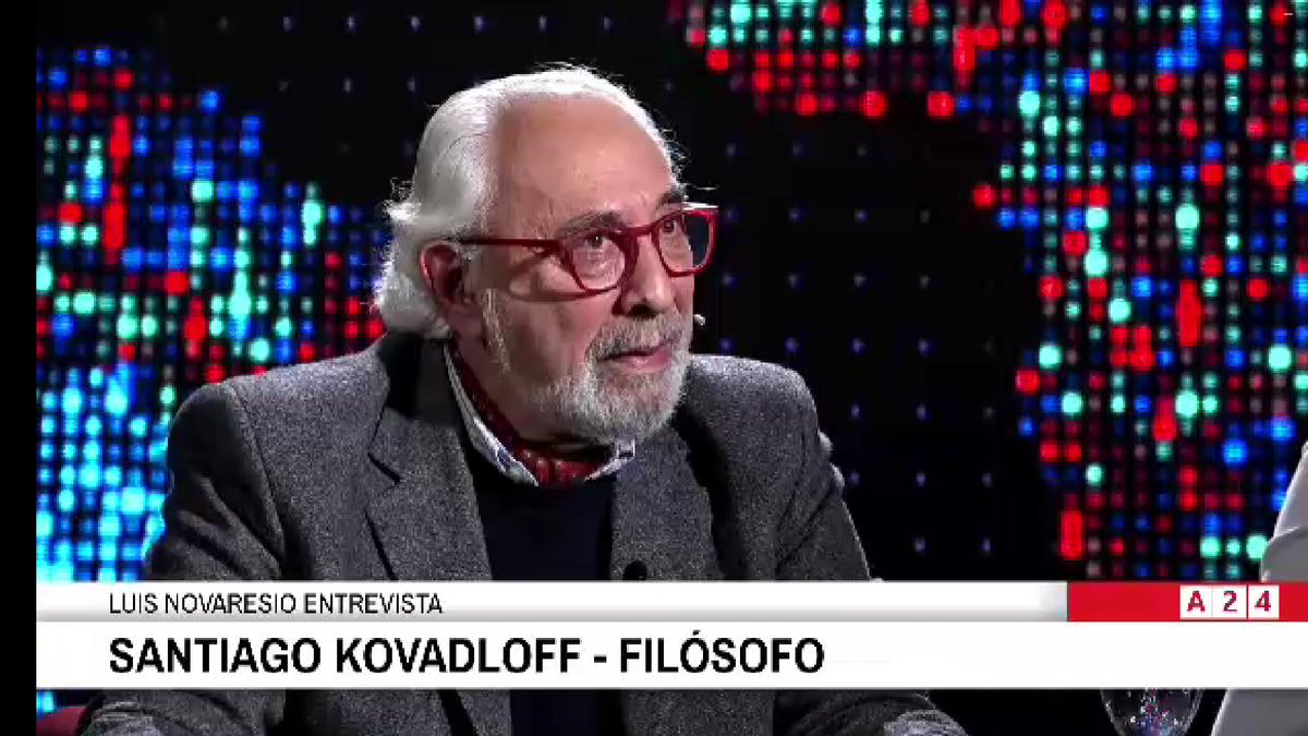 Kovadloff estuvo en el programa de Luis Novaresio. (Foto: captura).