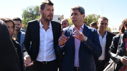 Tinelli sigue alimentando las versiones de una candidatura por el peronismo y se reunió con Uñac