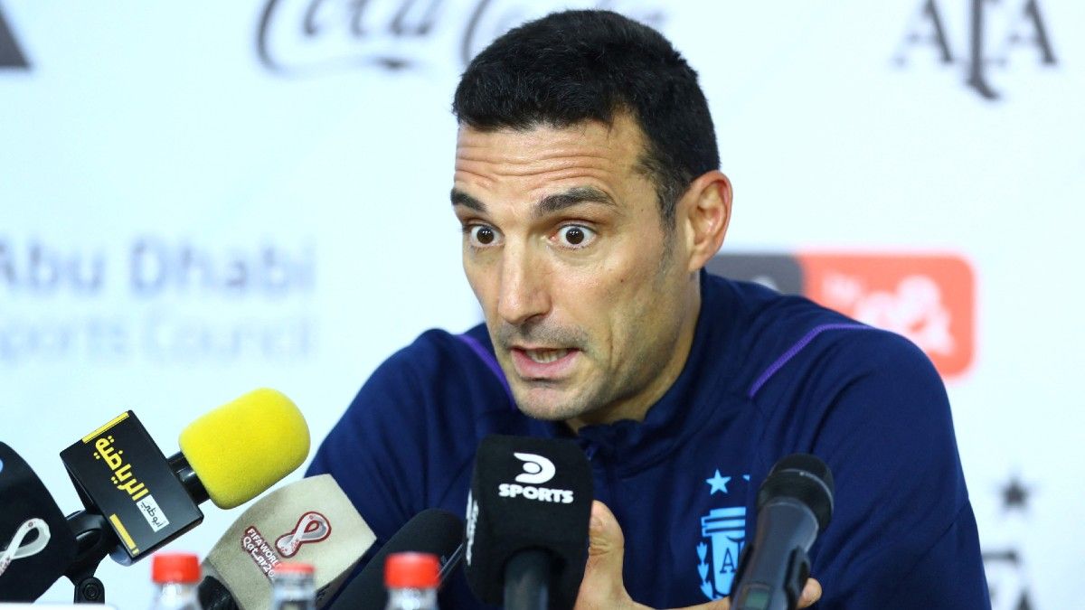 Lionel Scaloni habló a días del debut de la Selección Argentina contra Arabia. (Foto: Reuters) 