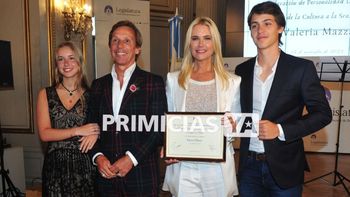 Valeria Mazza fue declarada Personalidad Destacada en el Ámbito de la Cultura: fotos exclusivas