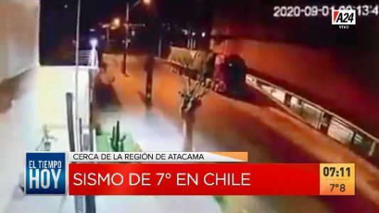 Sismo en el norte de Chile que llegó a sentirse en Buenos Aires