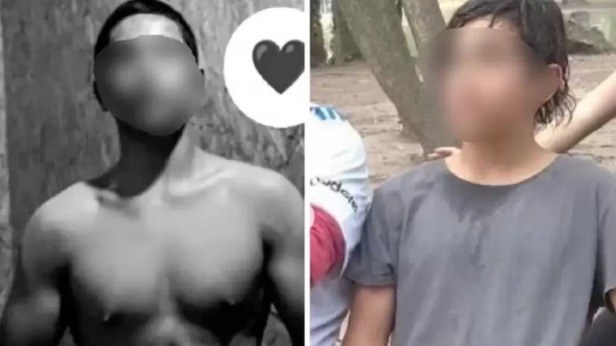 La familia del nene acuchillado difundió por las redes sociales las imágenes de los presuntos agresores (Foto: Facebook Pamela Ojeda).