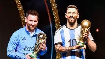 Escándalo con la estatua de Leo Messi: el gran detalle que le faltó para ser igual