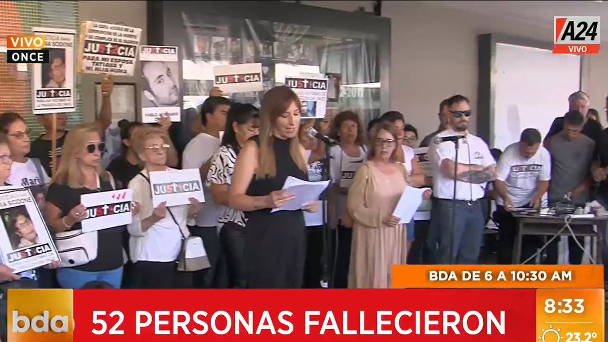 Tragedia de Once: familiares de las víctimas volvieron a escuchar la sirena a las 8:52