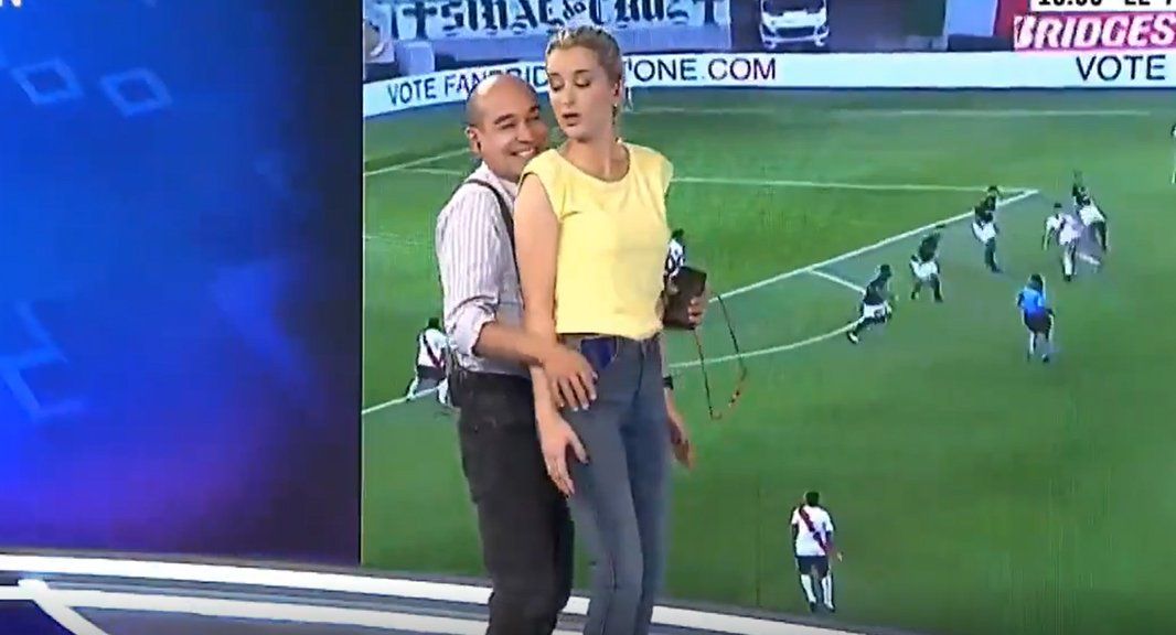 Qué dijo Mariela Fernández sobre la apoyadita de Elio Rossi en un vivo de C5N