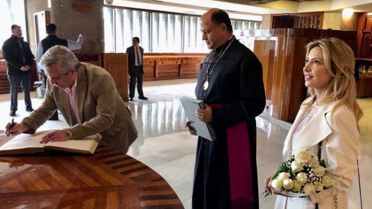 Alberto Fernández en México: visita a una basílica, clase magistral y reunión con López Obrador