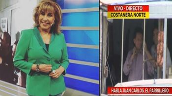 Georgina Barbarossa contuvo en vivo a un hombre que se quería suicidar: Bajá el cuchillo