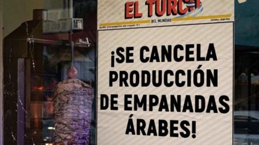 Un bar cordobés sacó de su carta las empanadas árabes tras la derrota de Argentina