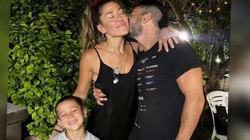 Jimena Barón y el Tucu López celebraron su primera Navidad juntos