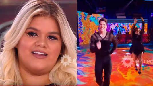 Morena Rial debutó en la pista del Súper Bailando 2019 junto a Charlotte Caniggia en la salsa de a tres