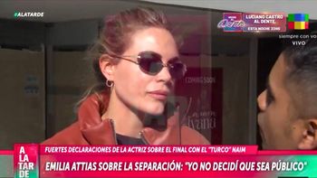 Incómoda reacción: así apareció Emilia Attias tras la separación del Turco Naim
