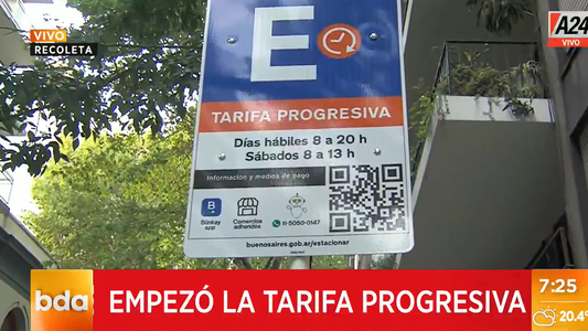 Rige la tarifa progresiva para estacionar en la Ciudad: cuánto cuesta cada hora y cómo es el sistema