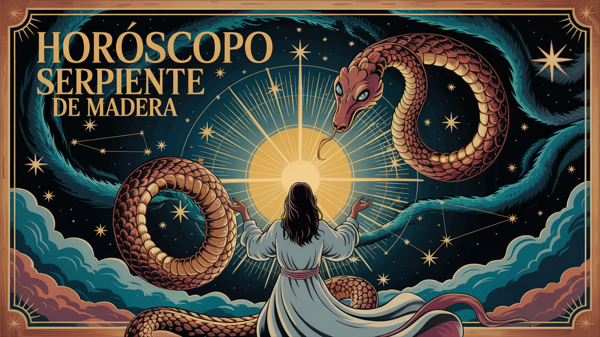 Descubre los signos más beneficiados en el horóscopo chino durante el mes de la serpiente 2025. Foto: Ideogram