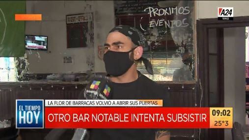 Tras 7 meses cerrados, volvió a abrir el bar notable La Flor de Barracas