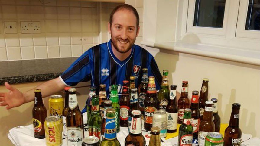 Un hincha inglés gastó 650 dólares para comprar cervezas