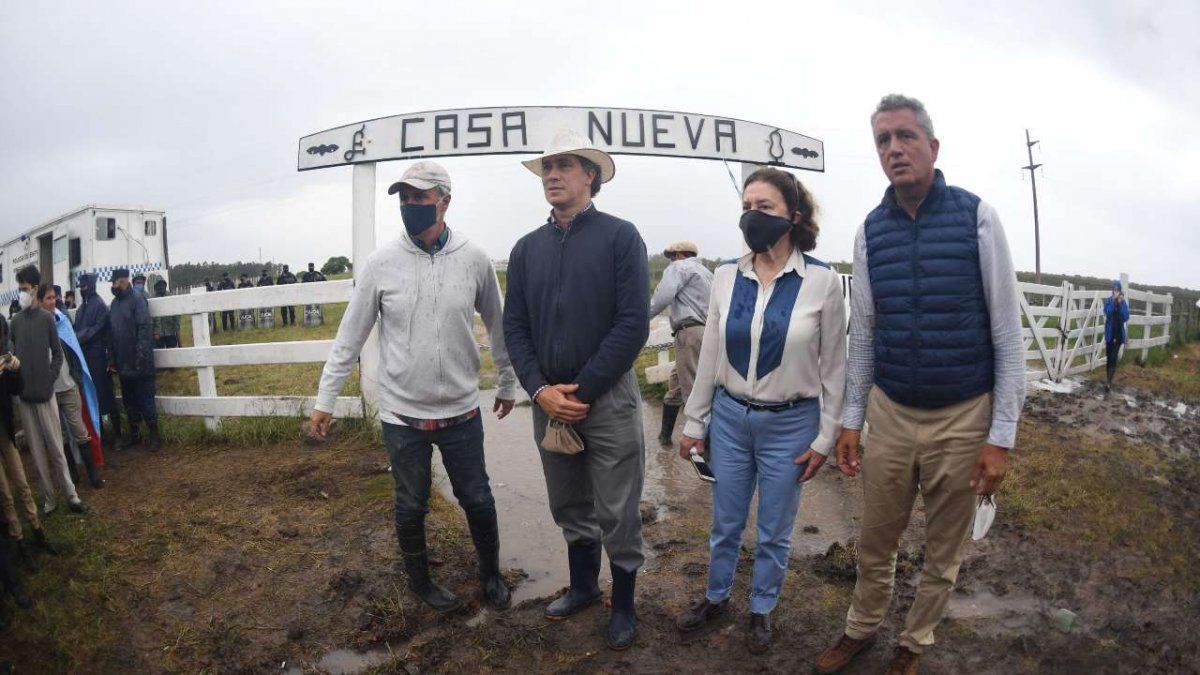 Los hermanos y la madre de Dolores Etchevehere