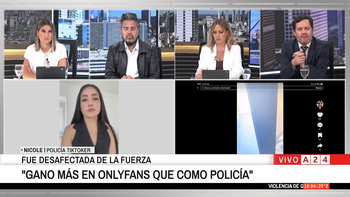 La policía tiktoker habló de sus ingresos: Es mucho más que un salario policial