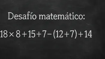 Desafío matemático: ¿cuánto tiempo te lleva resolverlo?