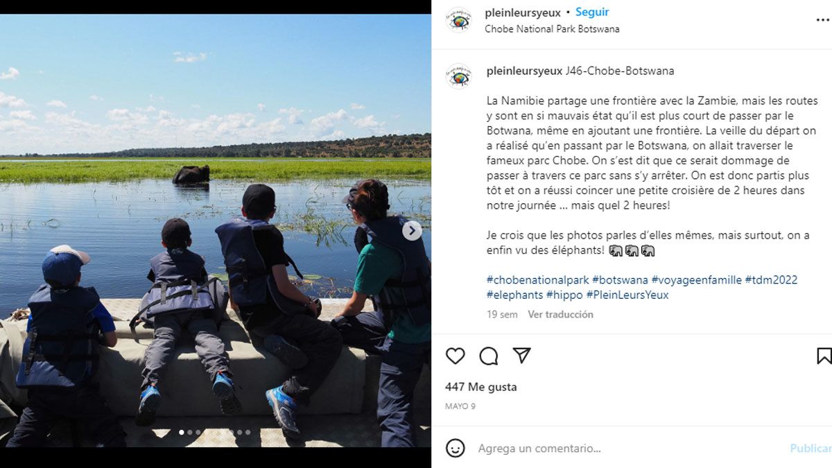 su experiencia sirve como ayuda a los demás a familias en situaciones difíciles (Cuenta de Instagram de la familia)