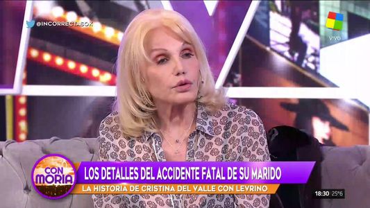 Cristina del Valle relató cómo fue el accidente donde Claudio Levrino se mató de un disparo