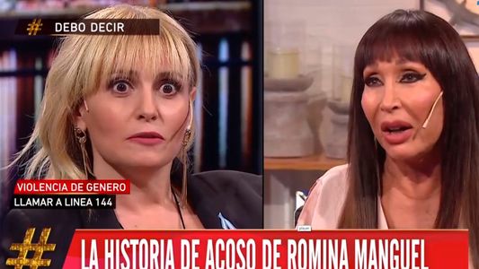 Moria Casán a Romina Manguel por el caso de acoso: Tu acto fallido fue una guachada