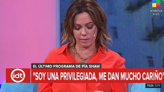 La emoción de Pía Shaw al despedirse de IDT: Me voy a ver a mi familia