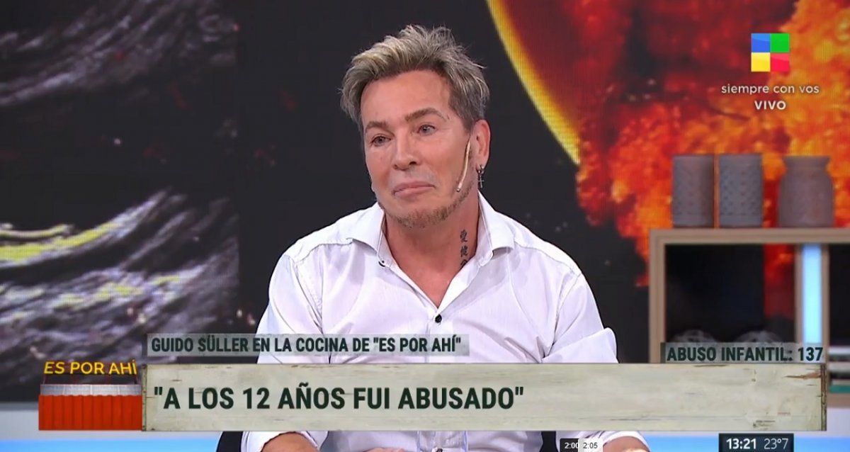 Guido Süller​ habló del abuso que sufrió a los 12 años