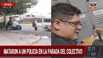 José C. Paz: asesinaron a sangre fría a un Policía en una parada. (Captura de Tv) José C. Paz: asesinaron a sangre fría a un Policía en una parada. (Captura de Tv)