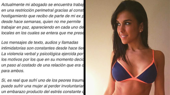 Comunicado de Cynthia Aller: Di un paso al costado por la violencia ejercida por él