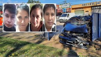 Tragedia en Longchamps: ¿quiénes eran los 4 jóvenes que murieron tras chocar contra un árbol?