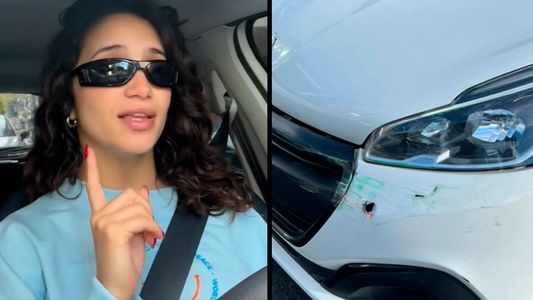 Melody Luz, embarazada, sufrió un accidente en la vía pública