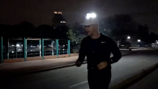 El primer runner: a las 6 de la mañana, Horacio Rodríguez Larreta salió a correr por Palermo