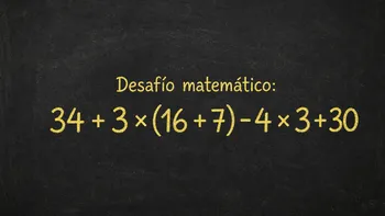 Desafío Matemático: este juego numérico para resolver antes de seguir leyendo