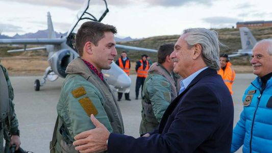 Alberto Fernández llegó a la Antártida y hablará por cadena nacional