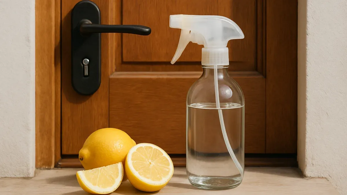 Vinagre blanco y limón en la puerta de casa: el truco simple que suma limpieza y aroma fresco. (Imagen ilustrativa)